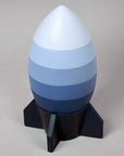 - Silicone Rocket Stacker - Blue Design for Skill Development Storkke Sorting & Stacking Toys