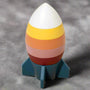 - Silicone Rocket Stacker - For Skill Development Storkke Sorting & Stacking Toys