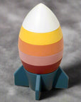 - Silicone Rocket Stacker - For Skill Development Storkke Sorting & Stacking Toys