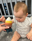 - Silicone Rocket Stacker - For Skill Development Storkke Sorting & Stacking Toys