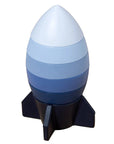 - Silicone Rocket Stacker - Blue Design for Skill Development Storkke Sorting & Stacking Toys