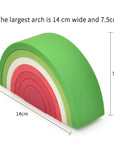 - Silicone Watermelon Stacker - Fun and Educational Stacking Toy Storkke Sorting & Stacking Toys