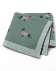 Soft Knit Dachshund Blanket Swaddling & Receiving Blankets Storkke 