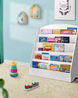 - Tower of Tales: 5-Tier Kids’ Bookshelf for a World of Reading in Wood in White Keezi Baby & Kids > Kid's Furniture